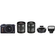 EOS M2 トリプルレンズキット ベイブルー [ボディ ベイブルー＋交換レンズ「EF-M18-55mm F3.5-5.6 IS STM」「EF-M22mm F2 STM」「EF-M11-22mm F4-5.6 IS STM」]