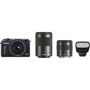 EOS M2 ダブルズームキット ベイブルー [ボディ ベイブルー＋交換レンズ「EF-M18-55mm F3.5-5.6 IS STM」「EF-M55-200mm F4.5-6.3 IS STM」]