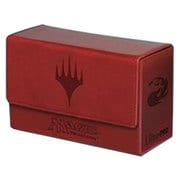86191 MTGマナ公式サプライ 革風デュアルデッキボックス つや消しレッド [トレーディングカード用品]
