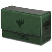 86192 MTGマナ公式サプライ 革風デュアルデッキボックス つや消しグリーン [トレーディングカード用品]