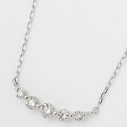 K18WGダイヤ0.3CT NC D-FPN181201W