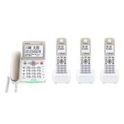 デジタルコードレス留守番電話機 子機3個付き シャンパンゴールド TF-SA70T-N