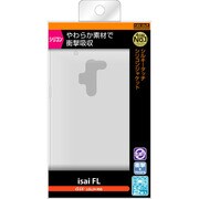 RT-LGL24C1 W [au isai FL LGL24用ケース シルキータッチ・シリコン ホワイト 半透明]