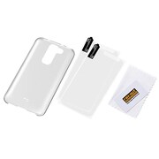 LG G2 mini用ケース ハードコーティング・シェルジャケット クリア RT-G2MC3 C