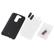 RT-G2MC4 B [LG G2 mini用ケース ラバーコーティング・シェルジャケット マットブラック]