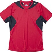 J2JA410162 [ランニングTシャツ メンズ L レッド×ブラック]