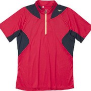 J2JA410262 [ランニングTシャツ メンズ L レッド×ブラック]