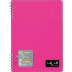 ロジカルWリングノート A5 ピンク NW-A507-P