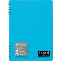 ロジカルWリングノート A5 スカイブルー NW-A507-SB