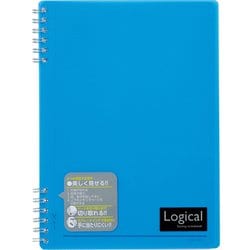 ロジカルWリングノート A5 ブルー NW-A507-B