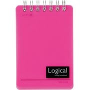 ロジカルWリングノート A7 ピンク NW-A708-P