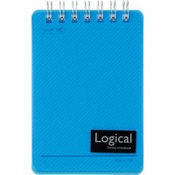 ロジカルWリングノート A7 ブルー NW-A708-B