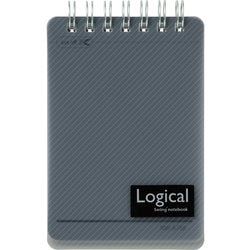 ロジカルWリングノート A7 ブラック NW-A708-D