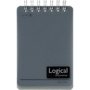 ロジカルWリングノート A7 ブラック NW-A708-D
