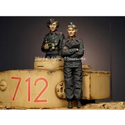 35177 ドイツ国防軍戦車長セット#1＋#2セット レジンフィギュア [1/35スケール レジンフィギュア]
