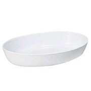 オーバルディッシュ ホワイト 21cm TE15