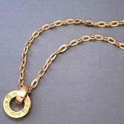 ネックレス HALLOW メンズ ゴールド 23365PSG02