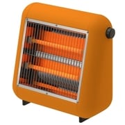 遠赤外線電気ストーブ 800/400W 転倒時電源OFF オレンジ XHS-Y010-D