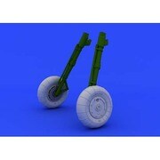 EDU648158 Bf 109G-10ホイール [レジンパーツセット エデュアルド 1/48用]