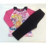 キャラクター雑貨 アイカツ！ 光る！裏起毛パジャマ 黒 120cm 2275820