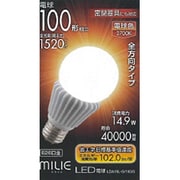 LDA15L-G/100/S [LED電球 E26口金 電球色 1520lm 密閉器具対応 MILIE（ミライエ）]