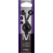 CLEF-M インナーイヤーヘッドホン 巻き取りタイプ ブラック TH-MEC130BK