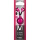 CLEF-M インナーイヤーヘッドホン 巻き取りタイプ ピンク TH-MEC130PK