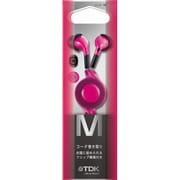 CLEF-M インナーイヤーヘッドホン 巻き取りタイプ ピンク TH-MEC130PK
