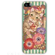 ip5-haru-003 [iPhone5/5s用 イラストレーター「はる」オリジナルカバー 猫とアネモネ]