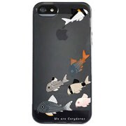 ip5-i-043 [iPhone5/5s用 クリアカバー コリドラス バラエティver.C ブラック]