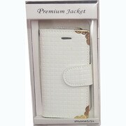 Premium Jacket  ラグジュアリーホワイト [iPhone5/5s用]