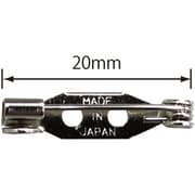 404132 ブローチピン シルバー [アクセサリー金具 シルバー 20mm 5本入り]