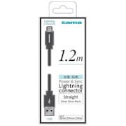 Lightning充電・同期ケーブル ストレートタイプ 1.2m ブラック TIH11LK