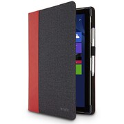 Red PU Leather w/charcoal wool felt Design For Surface folio Surface Pro 3 MR-MS3305