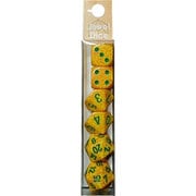 ジュエルダイス  6個セット イエロー