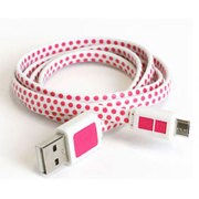 USBケーブル AR C&Sケーブル microUSB ピンク