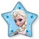 アナと雪の女王 缶バッジ エルサ 青 [キャラクターグッズ]