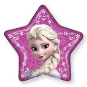 アナと雪の女王 缶バッジ エルサ 紫 [キャラクターグッズ]