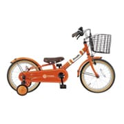 幼児用自転車 ピッタンコ自転車 MarkII 16型 ブラッドオレンジ YGA257