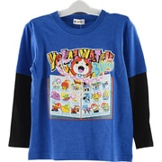 妖怪ウォッチ AR長袖Tシャツ ブルー 120cm 2260177 [キャラクター雑貨]