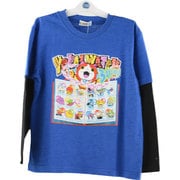 妖怪ウォッチ AR長袖Tシャツ ブルー 130cm 2260177 [キャラクター雑貨]
