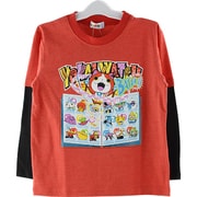 妖怪ウォッチ AR長袖Tシャツ レッド 120cm 2260177 [キャラクター雑貨]