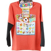 妖怪ウォッチ AR長袖Tシャツ レッド 130cm 2260177 [キャラクター雑貨]