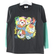 妖怪ウォッチ AR長袖Tシャツ 黒 120cm 2266839 [キャラクター雑貨]