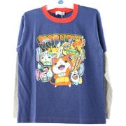 妖怪ウォッチ メダル付長袖Tシャツ ネイビー 130cm 2260386 [キャラクター雑貨]