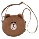 LINE FRIENDS ポシェット ブラウン