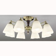 LEDシャンデリア ～12畳 9.8W×8灯 電球色 OC006926LC