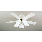 LEDシーリングファン ~6畳 49W 非調光 昼白色 リモコン付 WF444NC