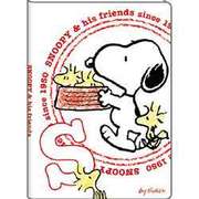 P-11838 2015年度版 B6マンスリー手帳 SNOOPY クレヨン スタンプ [2014年9月始まり]