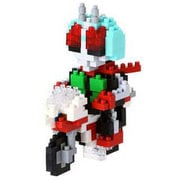 NBTN_007 仮面ライダー新2号＆新サイクロン号 [nanoblock 魂ネイションシリーズ]
